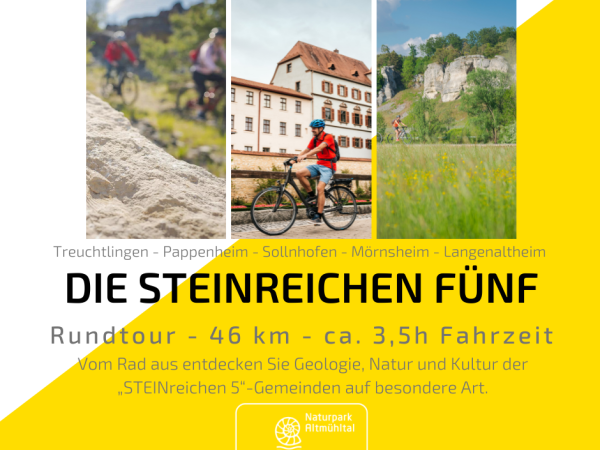 Radtour-Beschreibung "Die STEINreichen Fünf"